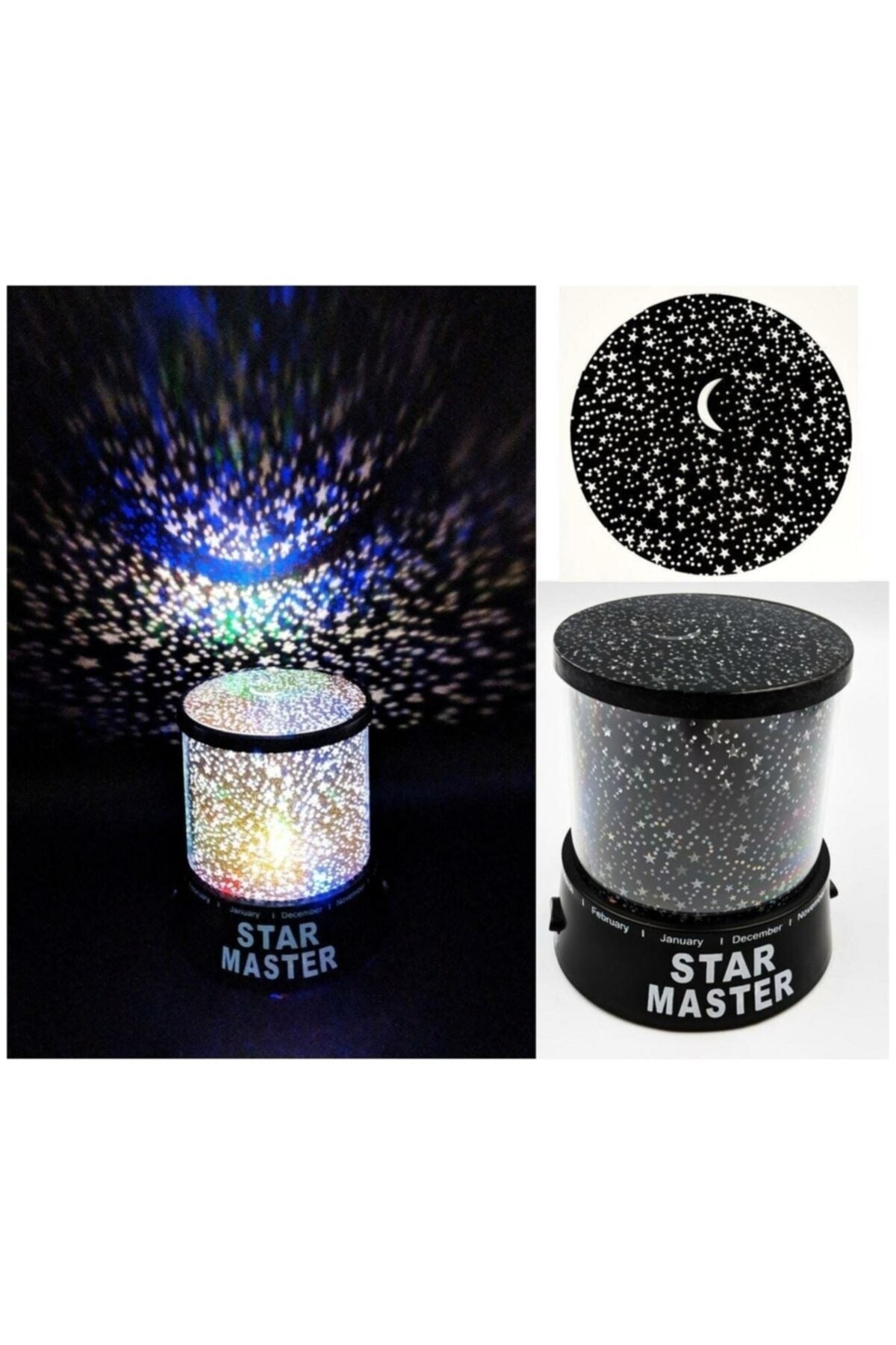 Star Master Yıldızlı Gece Lambası Projeksiyon Tavan Işık Yansıtma Aktepe