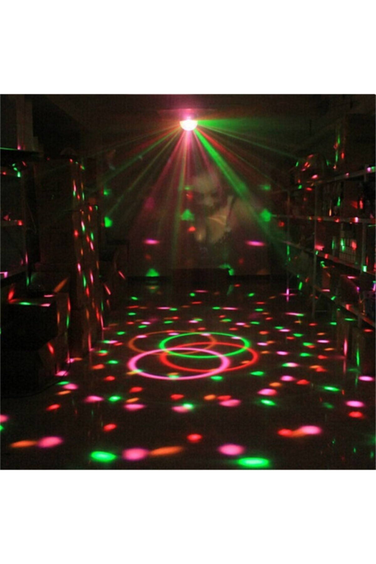 Led Kristal Küre Disko Topu 3 Renk