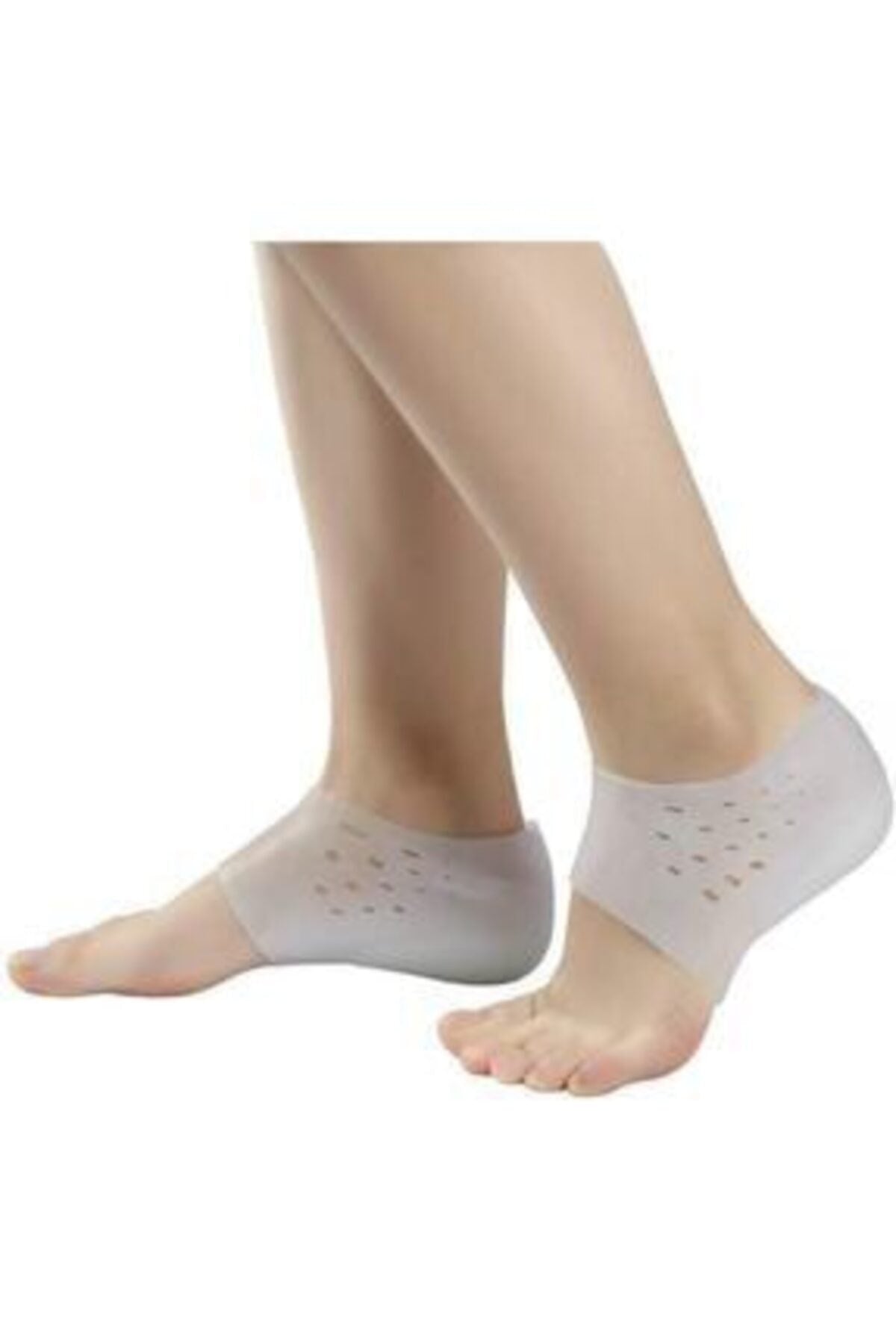 Boy Uzatıcı Silikon Topuk Çorabı Gizli Topuk Yükseltici 3 Cm