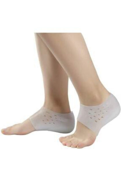 Boy Uzatıcı Silikon Topuk Çorabı Gizli Topuk Yükseltici 3 Cm