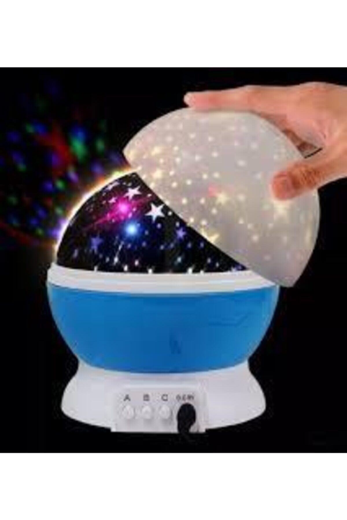 Star Projeksiyon Led Gece Lambası Usb Tavan Yıldız Yansıtma Işığı