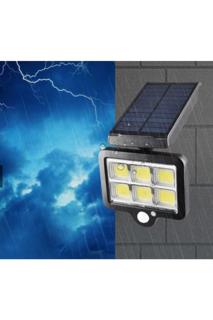 Solar Lamba 120 Led 6 Bölmeli Güneş Enerjili Bahçe Aydınlatma
