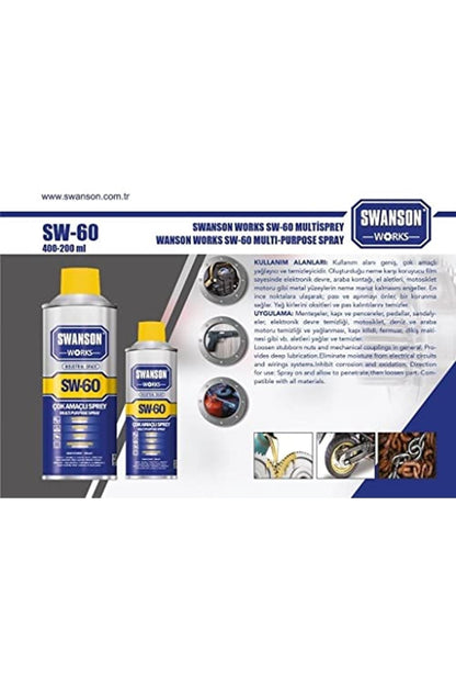 Pas Sökücü Korozyon Önleyici Çok Amaçlı Sprey 200ml - Silah Temizleme Spreyi