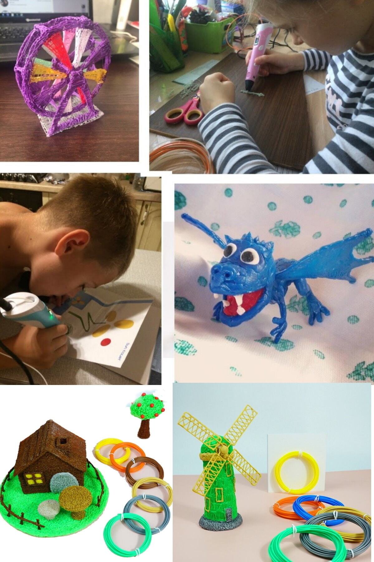 3d Yapı Oluşturabileceğiniz Üç Boyutlu Yazıcı Kalem SARI Printer Hobi Ve Projelerde Kullanılabilir