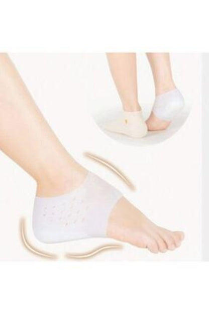 Boy Uzatıcı Silikon Topuk Çorabı Gizli Topuk Yükseltici 3 Cm