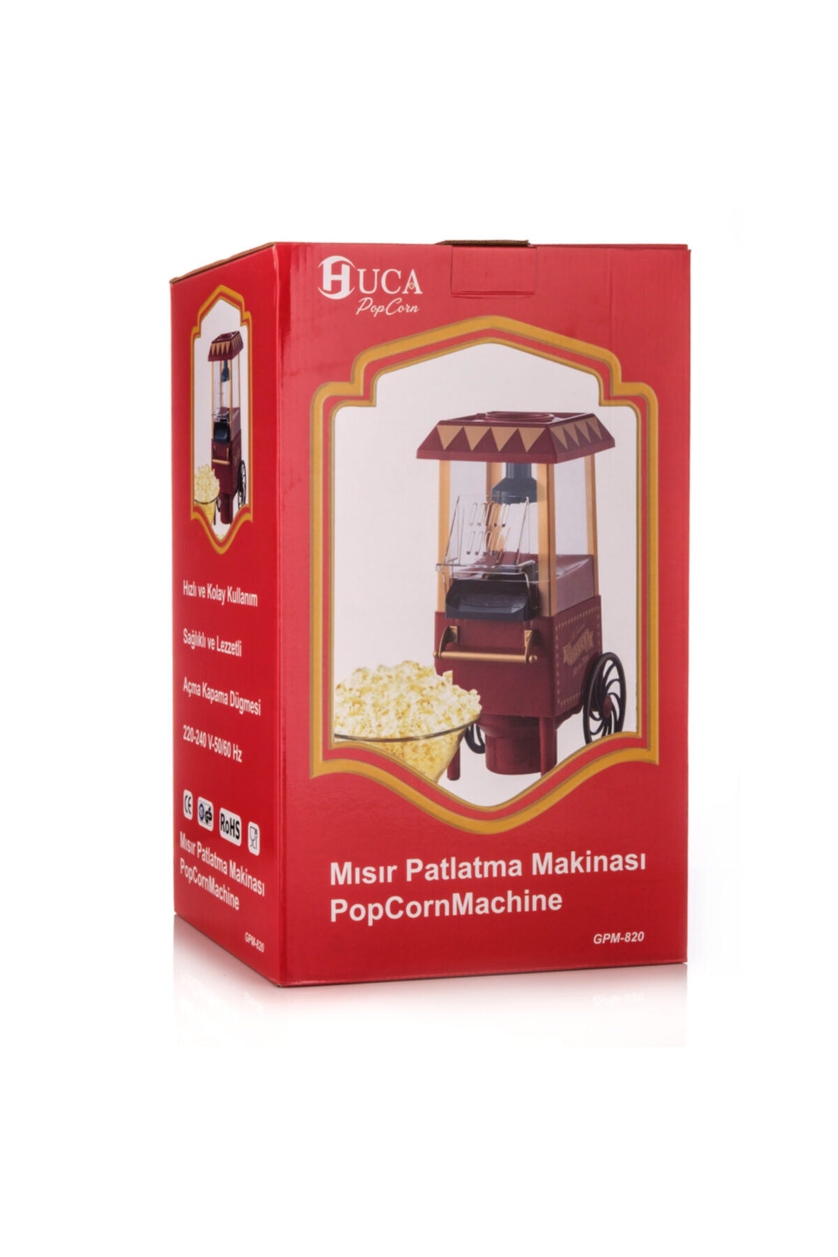 Gpm-820 Mısır Patlatma Pop Corn Makinesi