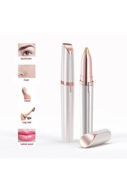 Yüz Kaş Epilatör Kıl Kaş Bıyık Tüy Alma Aleti Epilasyon Traş Makinesi Pilli Model GCNG-044
